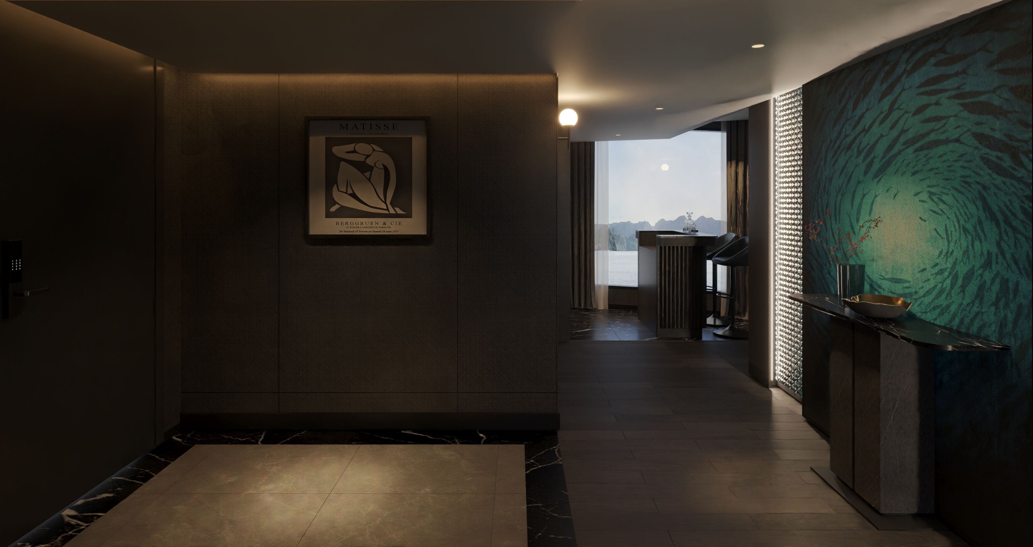 VIP Suite with Ocean View (1 Extra-Large Double Bed) | In-room safe, laptop workspace, blackout drapes, soundproofing