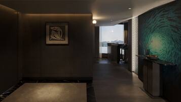 VIP Suite with Ocean View (1 Extra-Large Double Bed) | In-room safe, laptop workspace, blackout drapes, soundproofing