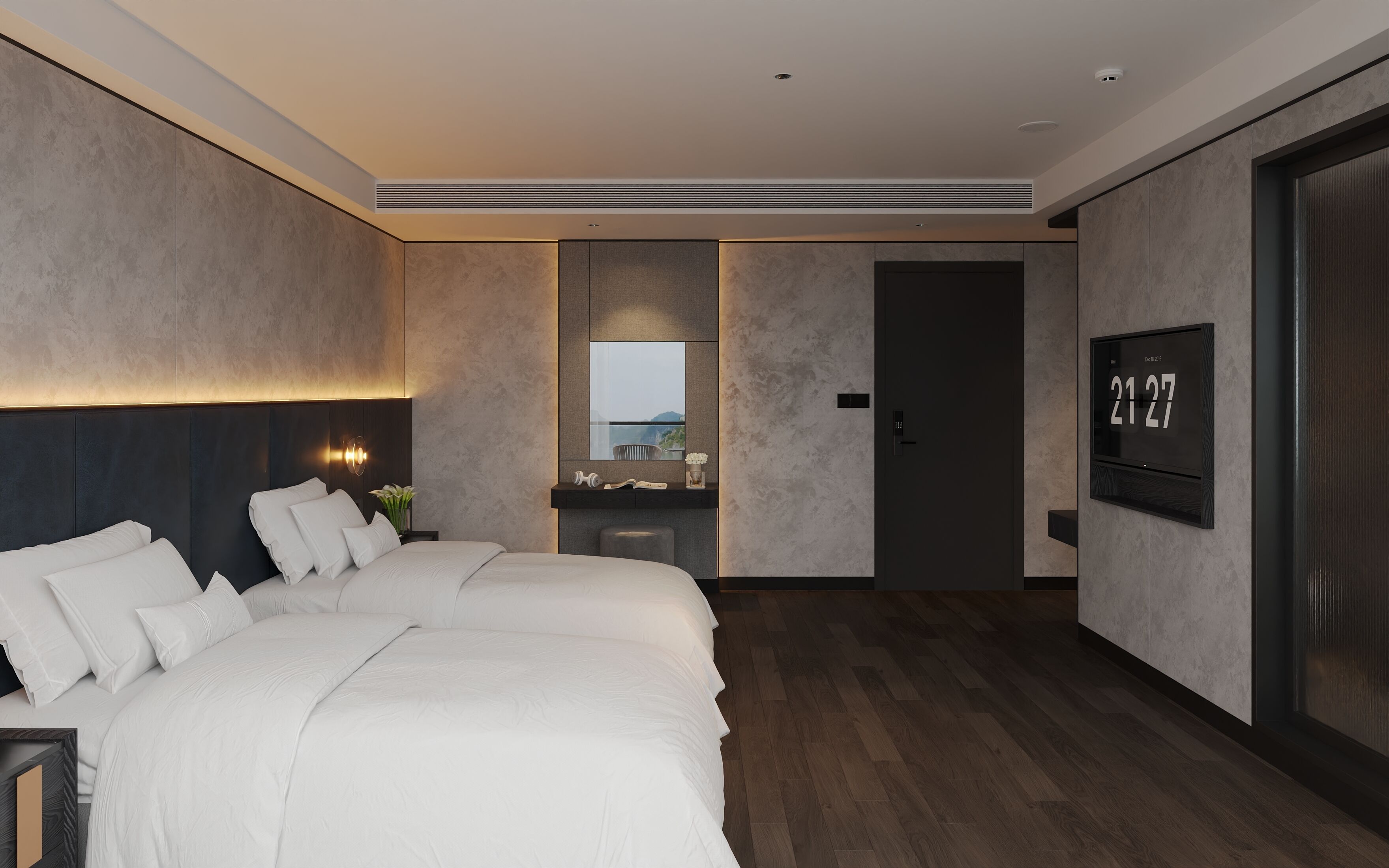 Phòng Junior, quang cảnh bãi biển | Két bảo mật tại phòng, khu vực làm việc phù hợp cho laptop 