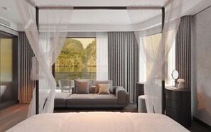 Elite tweepersoonskamer, balkon (Suite, Extra-Large Double Bed) | Uitzicht vanaf balkon