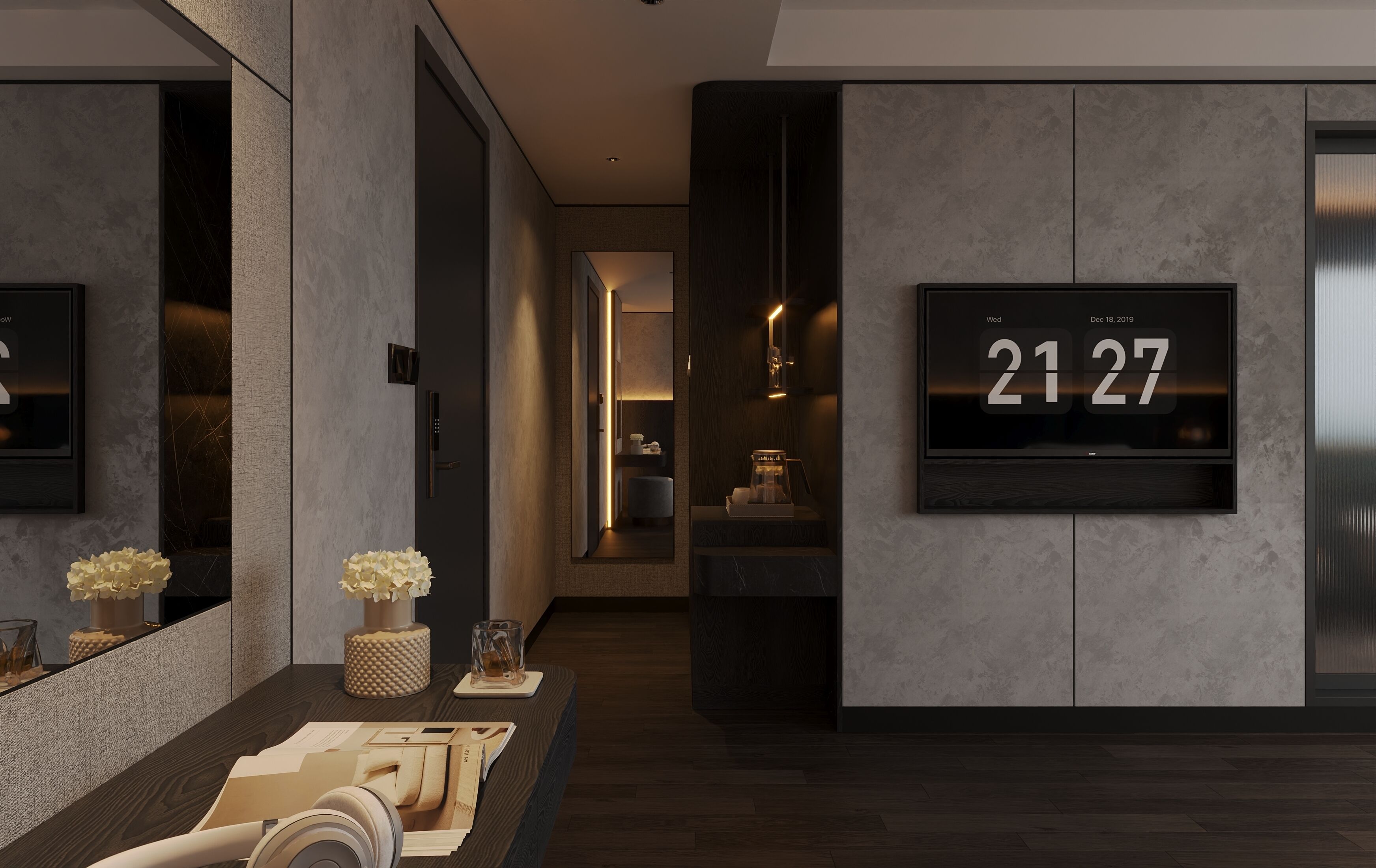 In-room safe, laptop workspace, blackout drapes, soundproofing