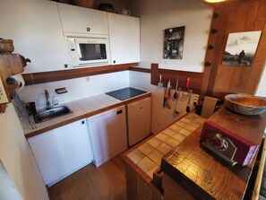 Private kitchen - Duplex Chalet Edelweiss - La Plagne Montalbert (Aime-la-Plagne)