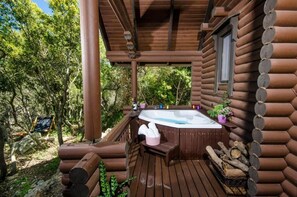 Chalet, 1 makuuhuone, vuoristonäköala | Ulkoporeallas