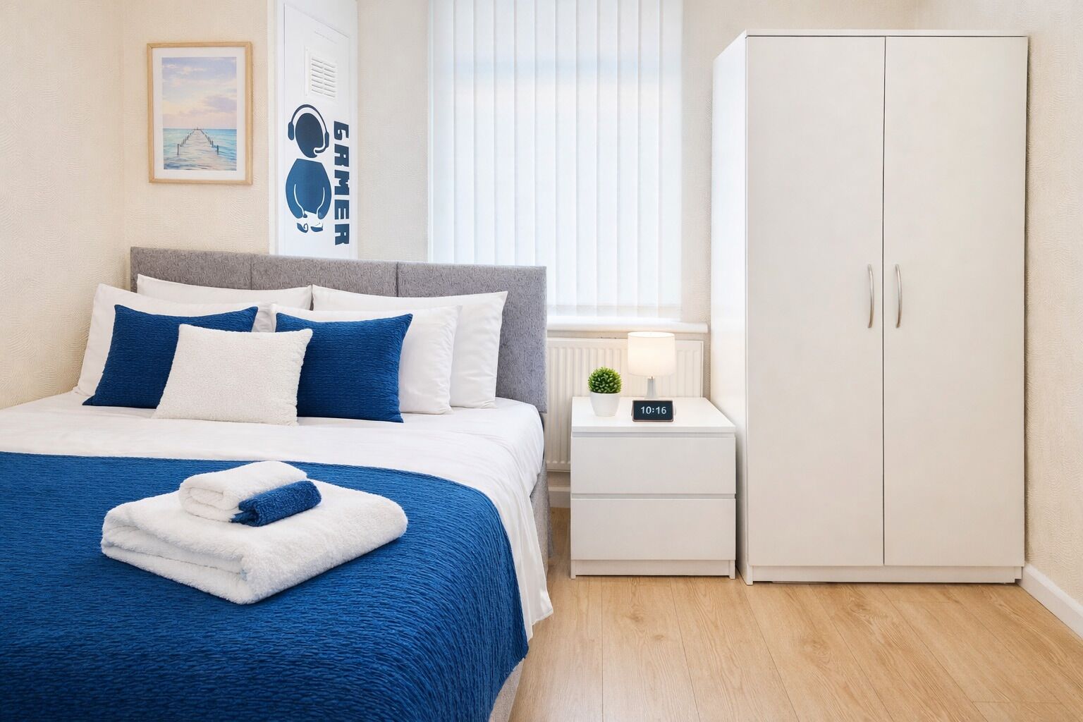 3 bedrooms, iron/ironing board, free WiFi, bed sheets