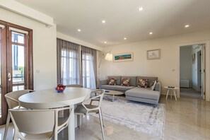 Apartment, 2 Bedrooms, Balcony, Pool View | Living room - Db11 Adjacent to Aphrodite Hills Communal Pool Retreat (Kouklia)