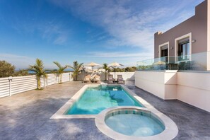 Pool - Family Villa w/ Private Pool & BBQ, near the beach (Rethymno)