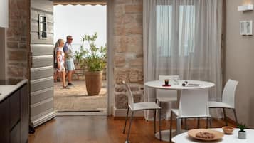 Apartment, Terrasse, Meerblick | Speisen