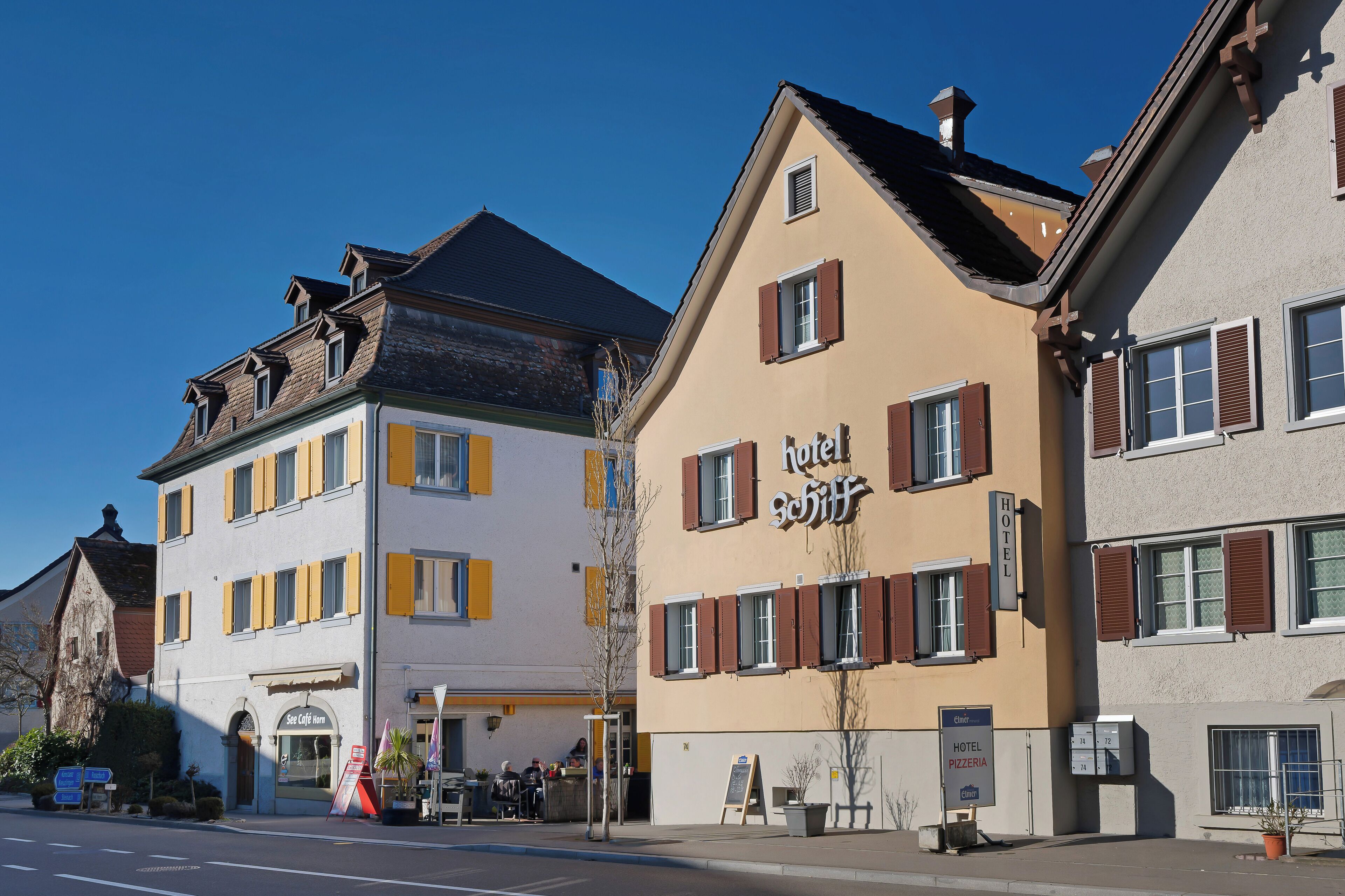 Façade de l’hébergement