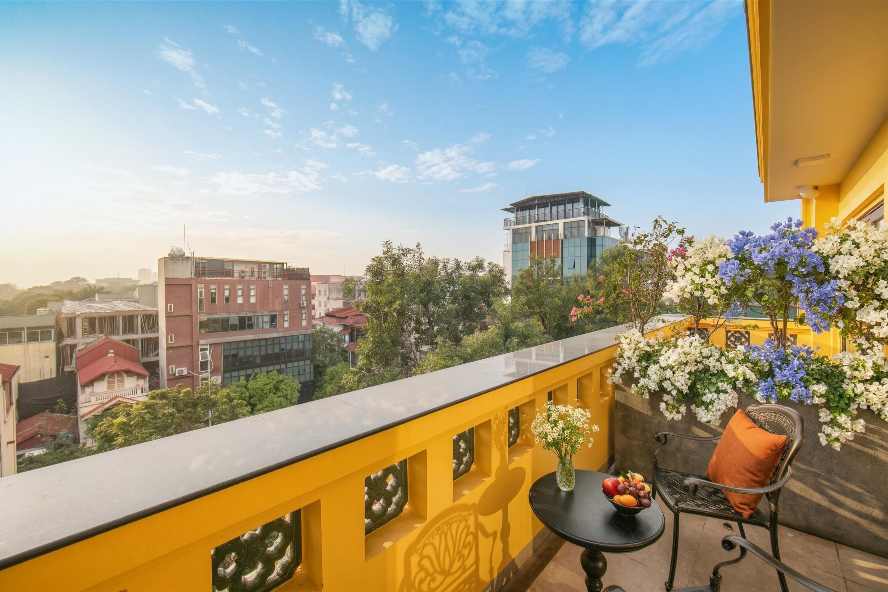Executive Double or Twin Room, Balcony, City View | Balcony view