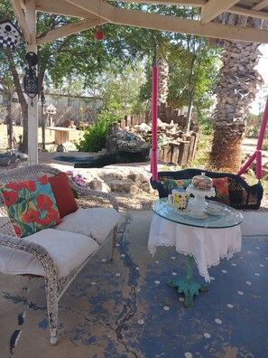 Terrace/patio - Hacienda del Arte • Spacious 3BR/2BA Midland Home • Easy Access to Town (Midland)