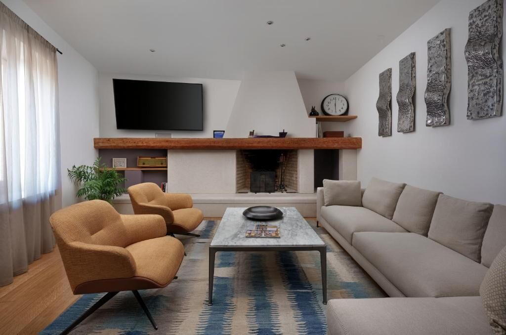 Luxury-Villa, Balkon, Stadtblick | Wohnbereich