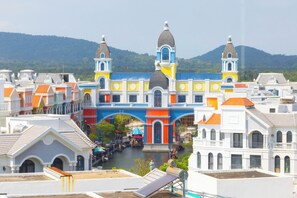 Blick von der Unterkunft