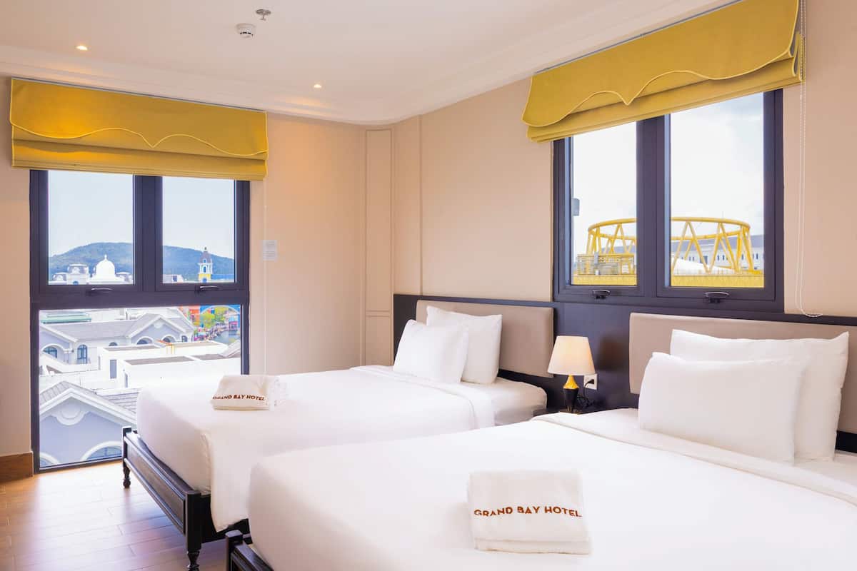 Chambre exécutive avec lits jumeaux | Vue sur la ville