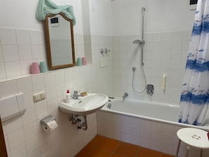 Shower, hair dryer
