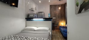 1 makuuhuone, silitysrauta/-lauta, internet, vuodevaatteet