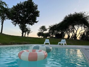 Pool - Le Logis de la Lettre - Guest house with outdoor swimming pool (Tinténiac)