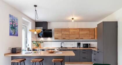 Apartment 'Ferienwohnung Seeglück' mit privater Terrasse und eigenem Garten