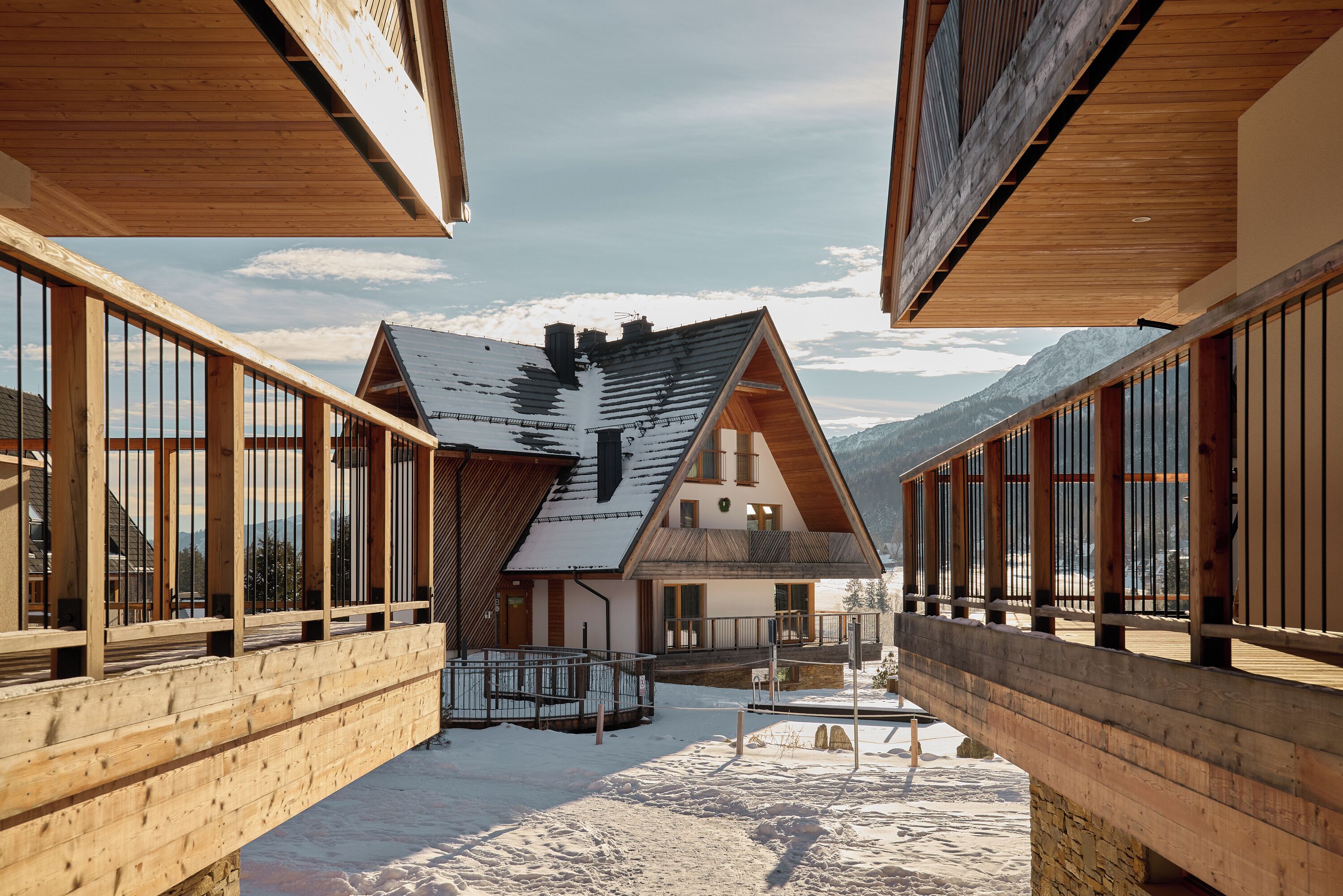 Facciata della struttura