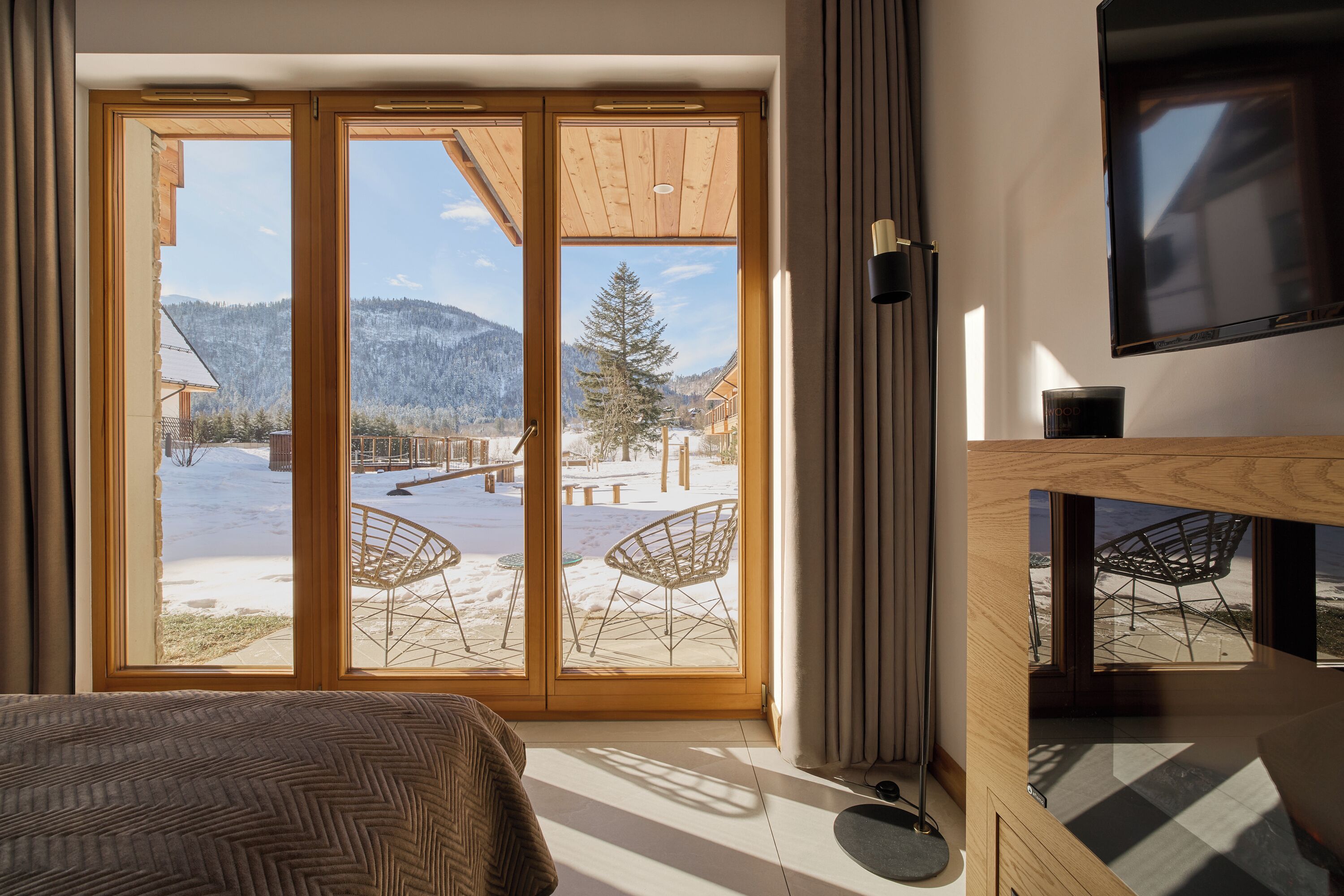 Vue sur les montagnes