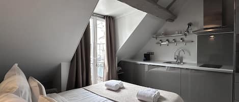 公寓, 城市景觀 | 熨斗/熨衣板、免費無線上網