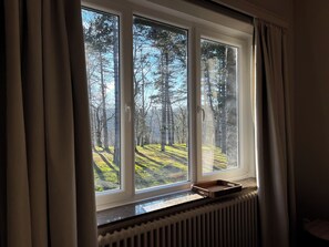 Habitación doble Confort, vista al parque | Cortinas blackout y wifi gratis 