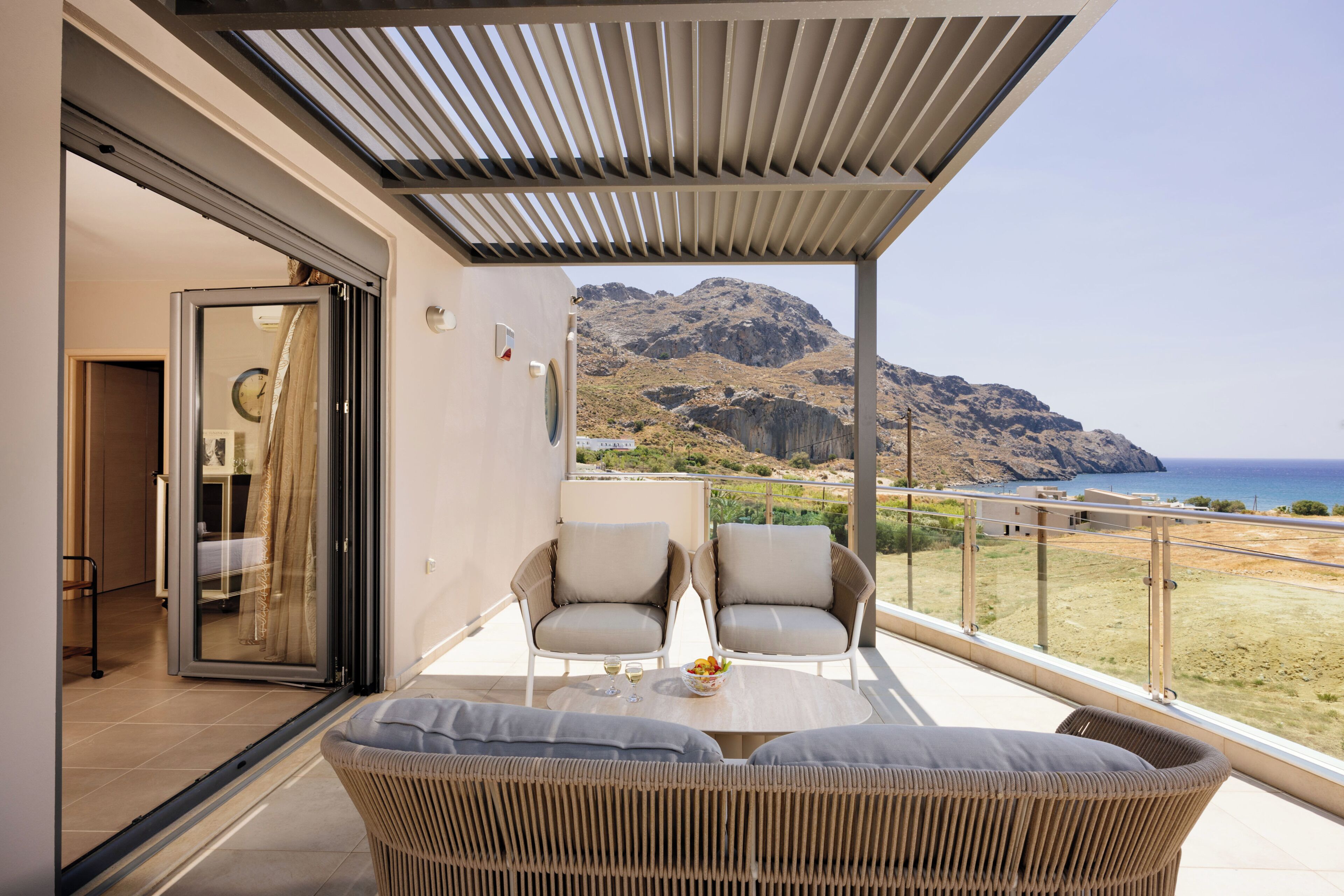 Villa Deluxe, balcón, vistas al mar | Terraza o patio