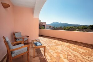 Comfort Double or Twin Room | Terrace/patio - Hotel with swimming pool near Baja Sardinia (Arzachena)