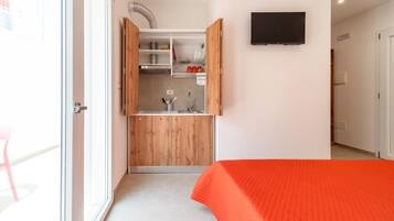 Studio Confort, coin cuisine, rez-de-chaussée