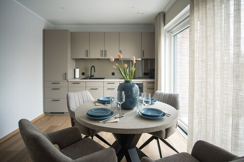 Neubau-Apartment Sandstrand in Dangast mit privater Terrasse in direkter Strandnähe
