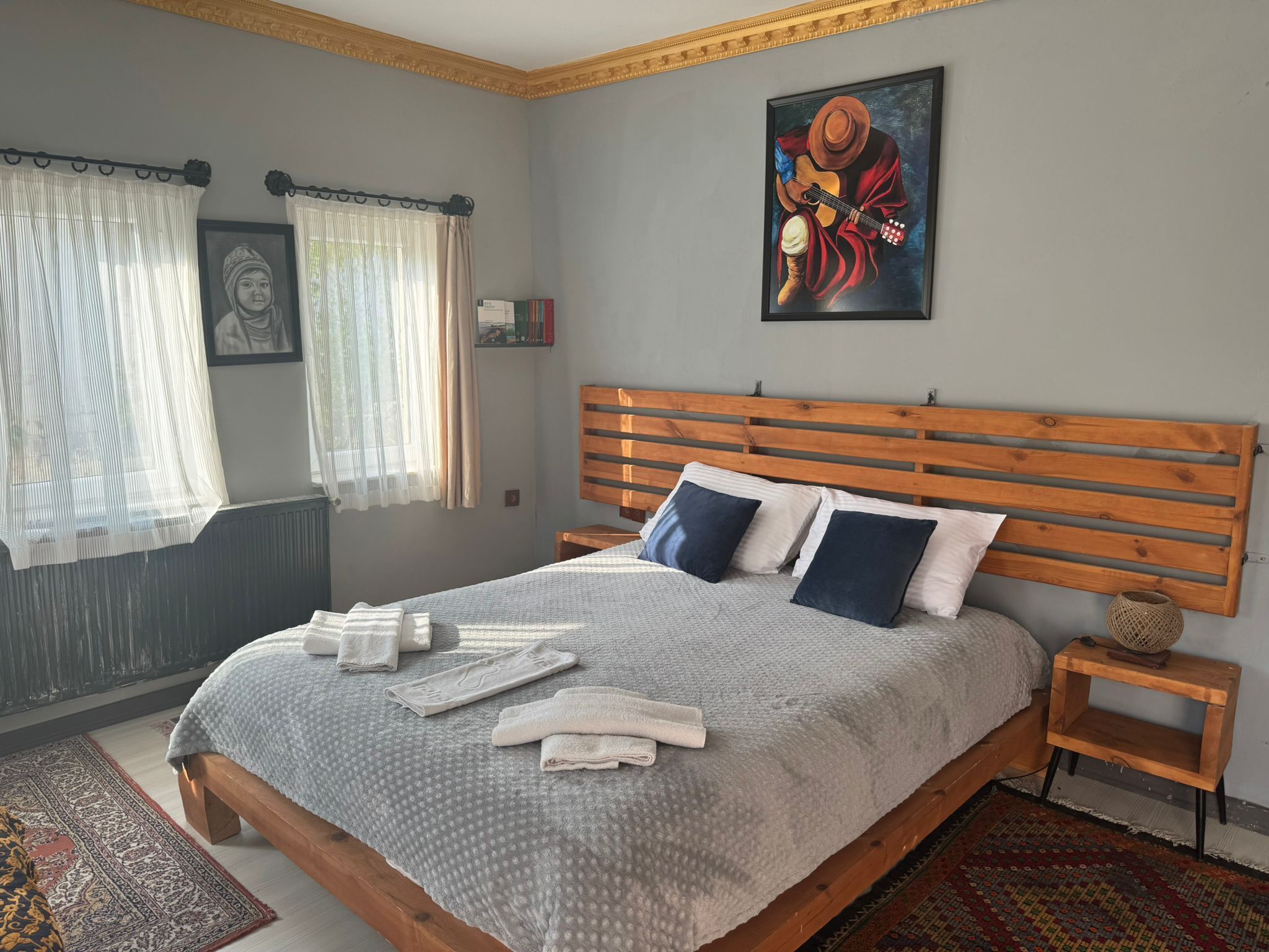 Family Suite, Garden View | Desk, laptop workspace, iron/ironing board, free WiFi
