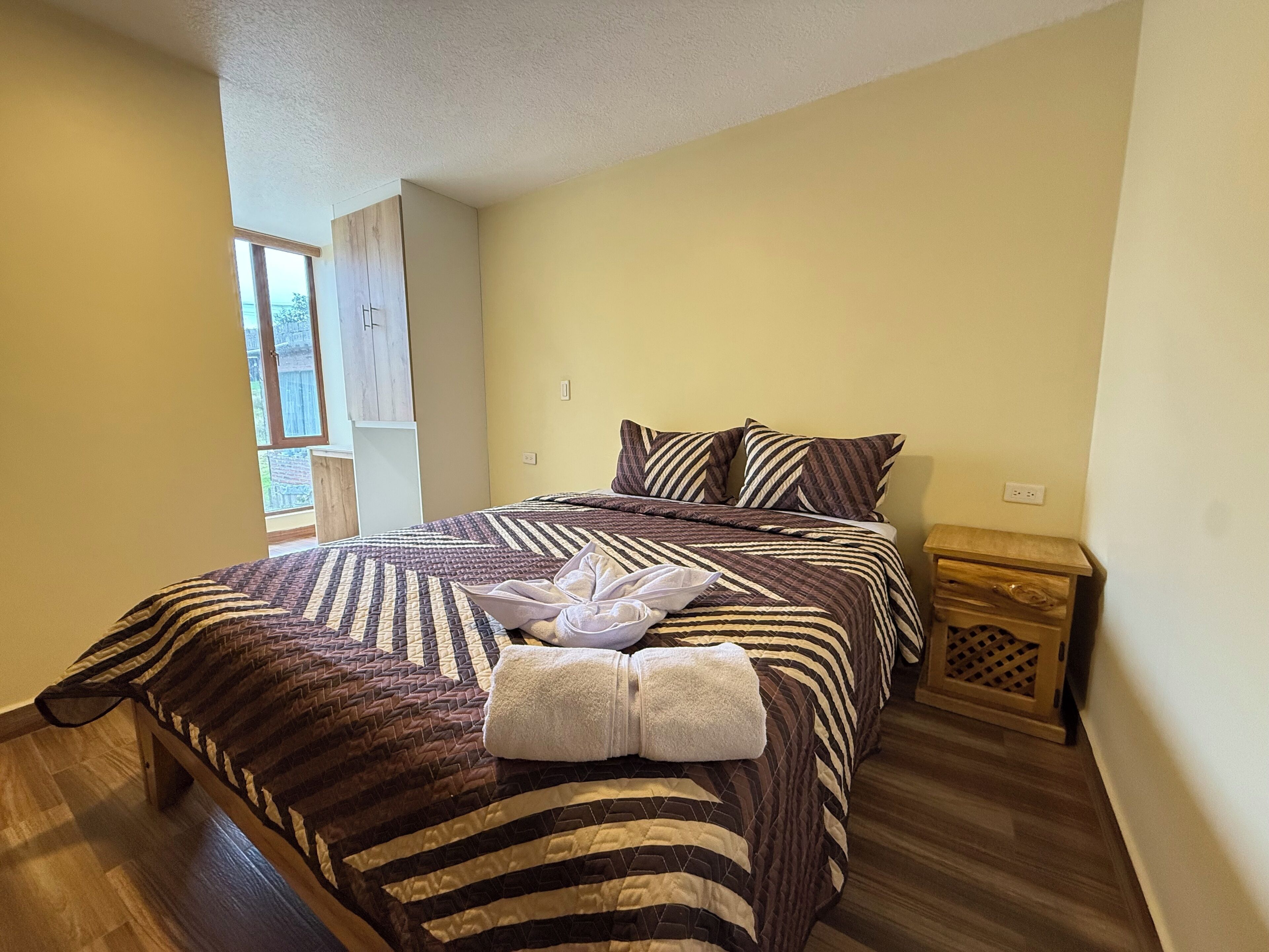 Comfort Double Room, Courtyard View | Desk, laptop workspace, free WiFi