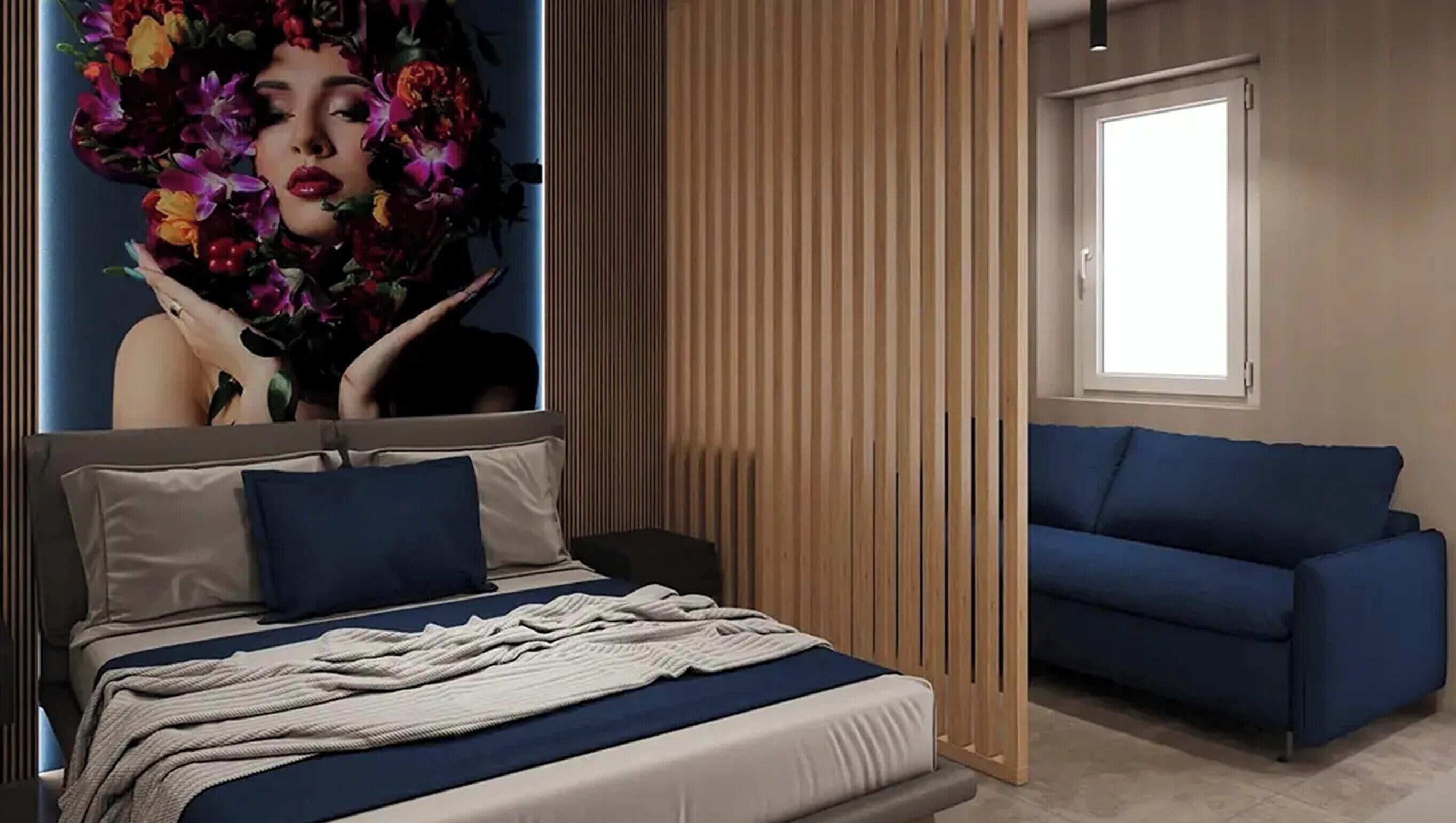 1 habitación, tabla de planchar con plancha, wifi y ropa de cama 