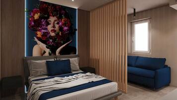 1 Schlafzimmer, BĂŒgeleisen/BĂŒgelbrett, WLAN, BettwĂ€sche