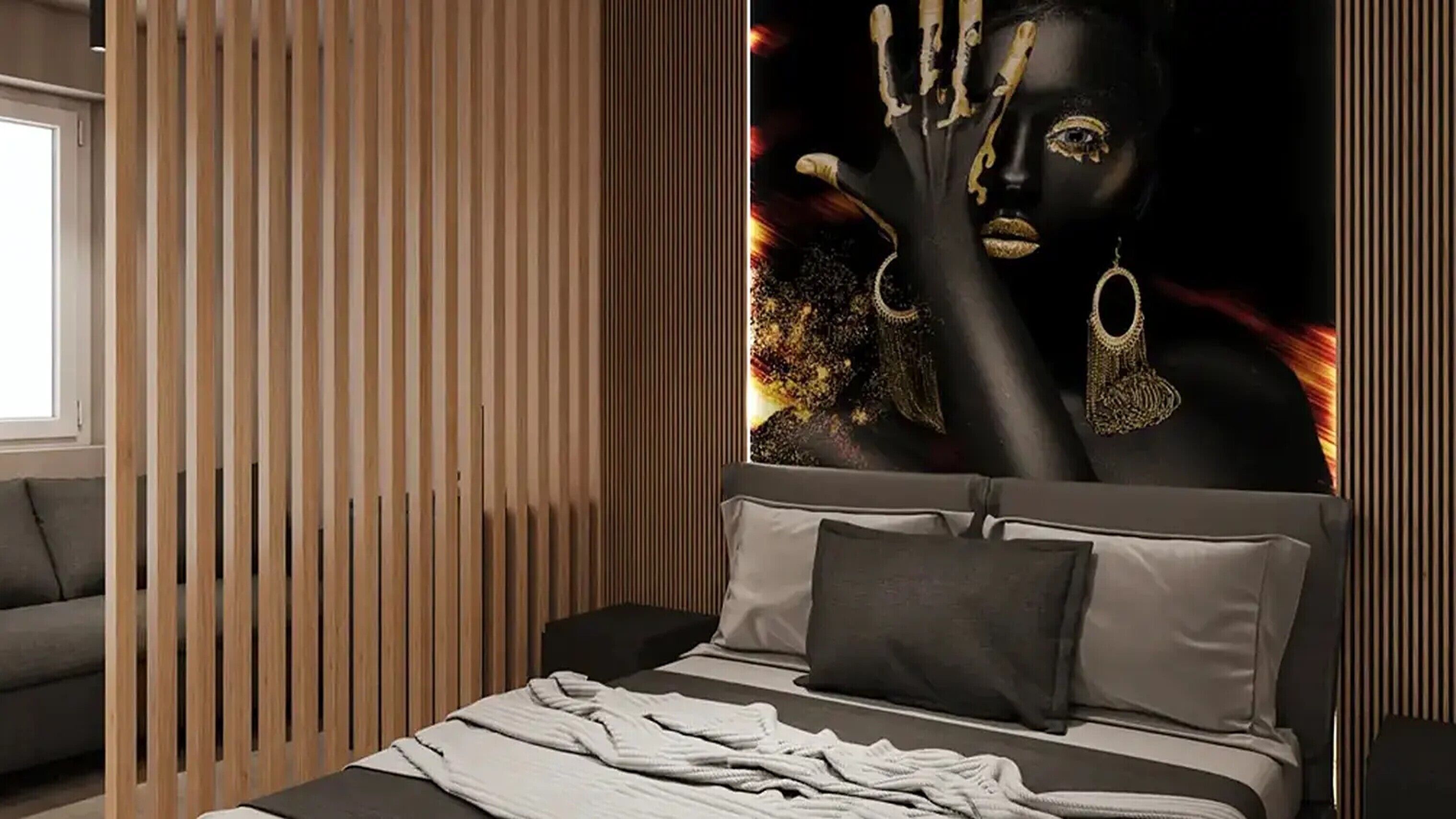 1 chambre, fer et planche à repasser, Wi-Fi, draps fournis