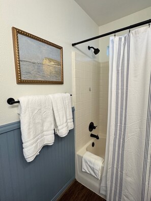 Hair dryer, towels, soap, toilet paper - Modern Oasis Home near A&M with EV Charger (College Station)