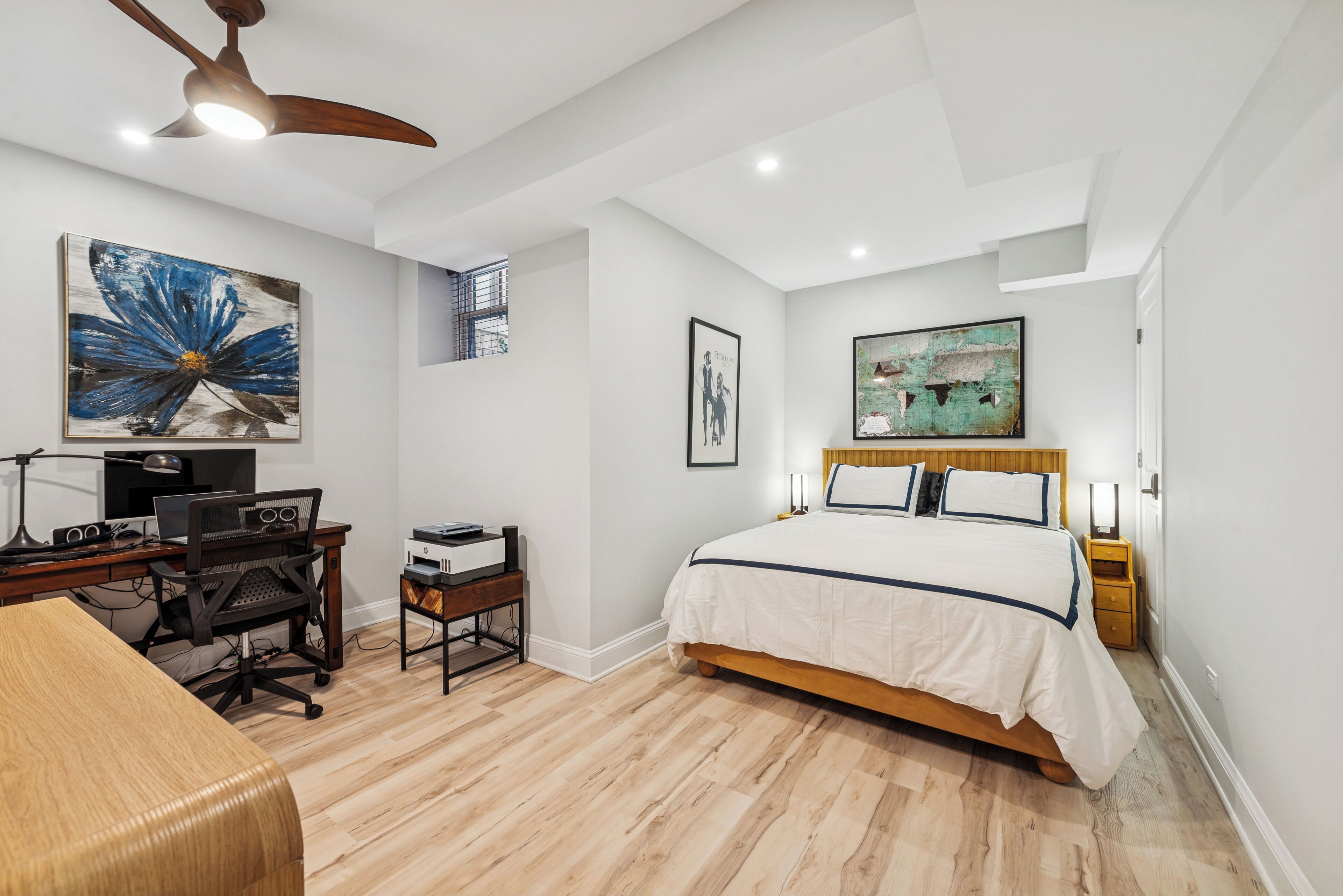 2 bedrooms, desk, iron/ironing board, free WiFi