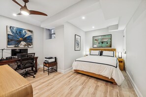 2 bedrooms, desk, iron/ironing board, free WiFi