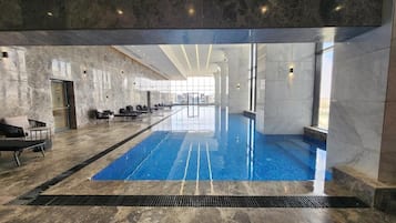 Indoor pool, outdoor pool