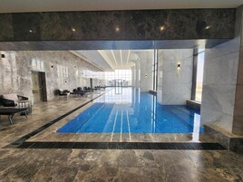Indoor pool, outdoor pool