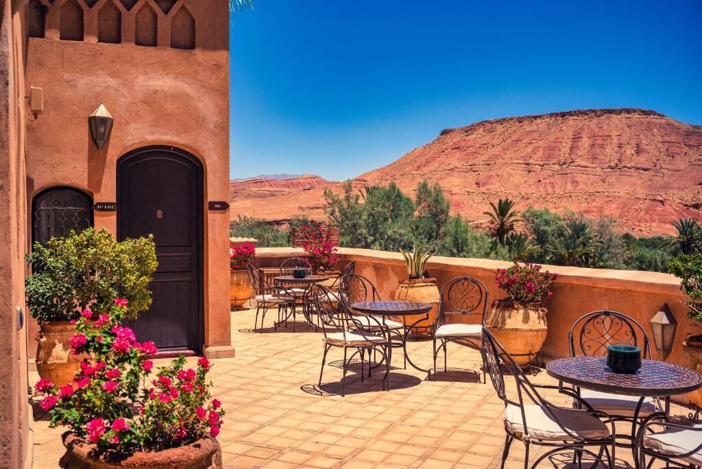 Kamar Superior, balkon, pemandangan kebun | Tempat makan outdoor