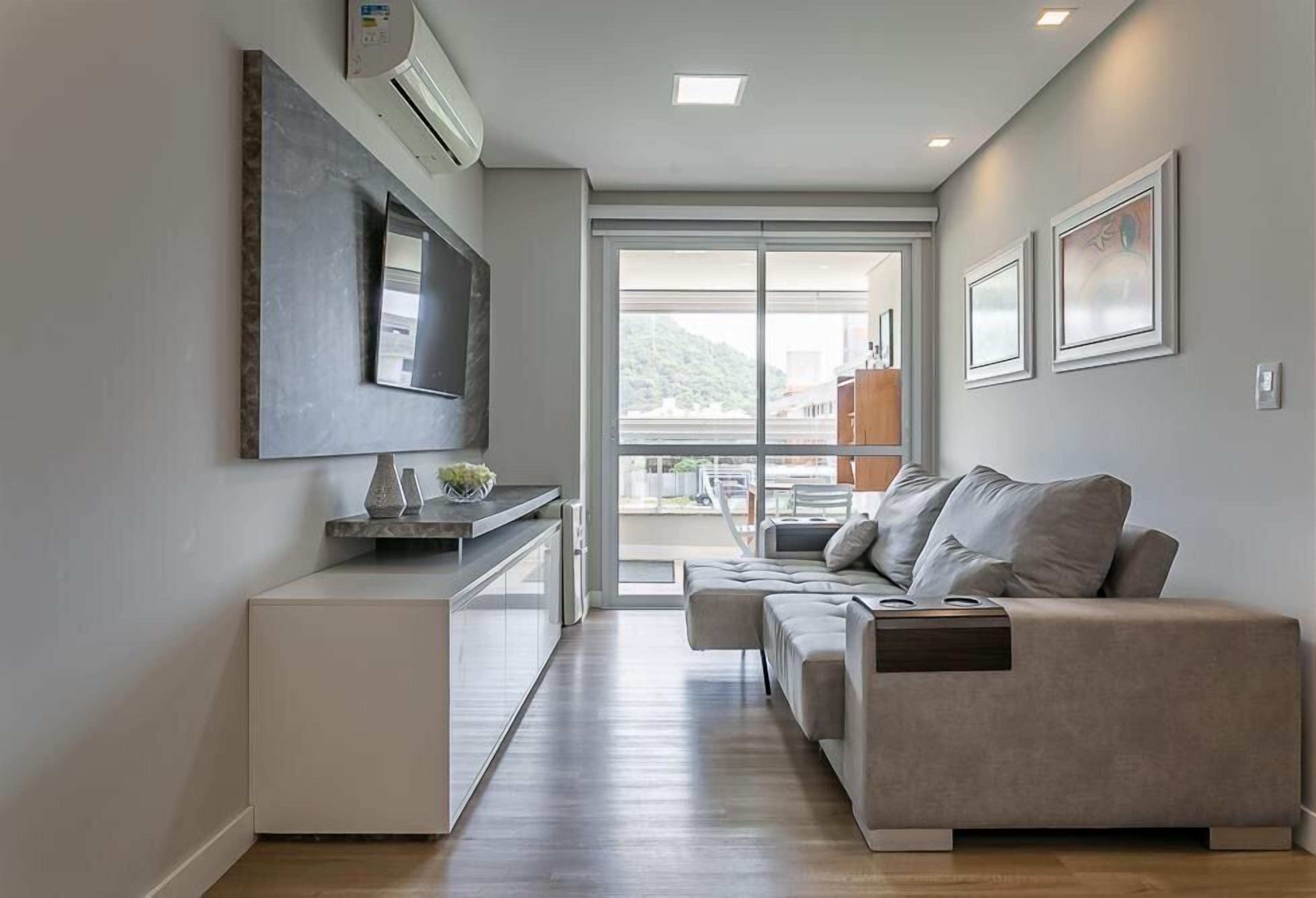 Apartamento | Área de estar | Smart TV 32 polegadas com canais digitais