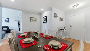 Opções para refeição no quarto