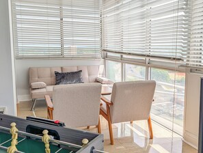 Staduitzicht vanuit accommodatie