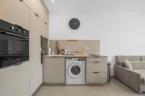 Appartement, 1 slaapkamer, balkon, uitzicht op bergen | Interieur