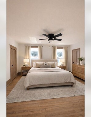 3 bedrooms, desk, free WiFi, bed sheets