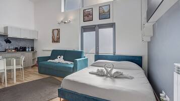 1 Schlafzimmer, BĂŒgeleisen/BĂŒgelbrett, WLAN, BettwĂ€sche