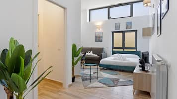 1 chambre, fer et planche Ă repasser, Wi-Fi, draps fournis