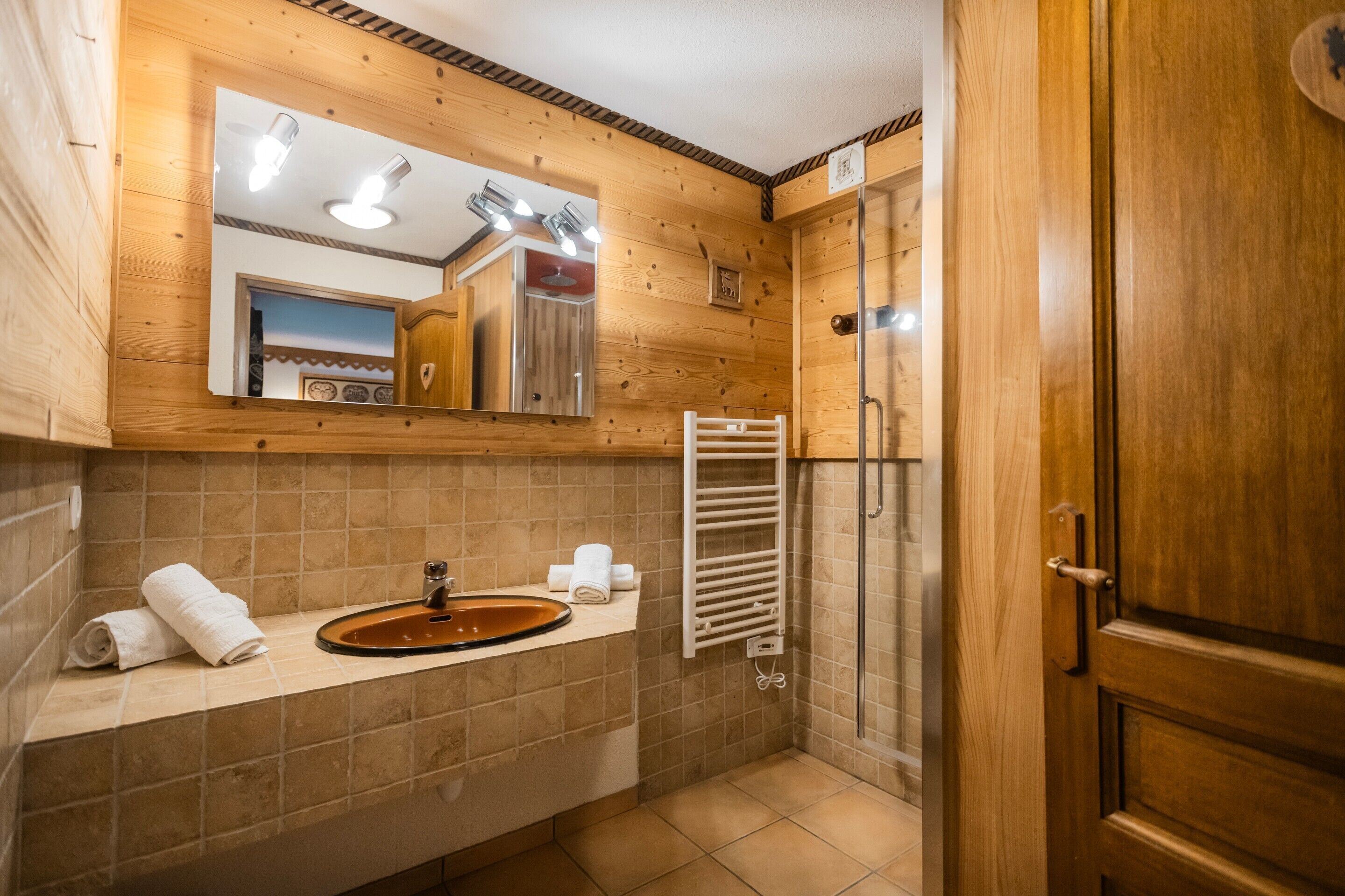 Shower, hair dryer