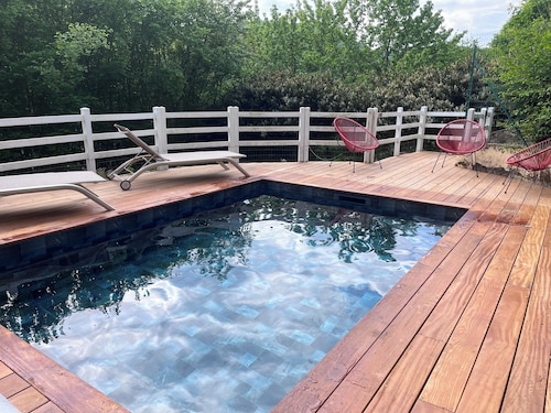Haven of peace in the heart of nature with heated swimming pool - Vallée de la Sioule