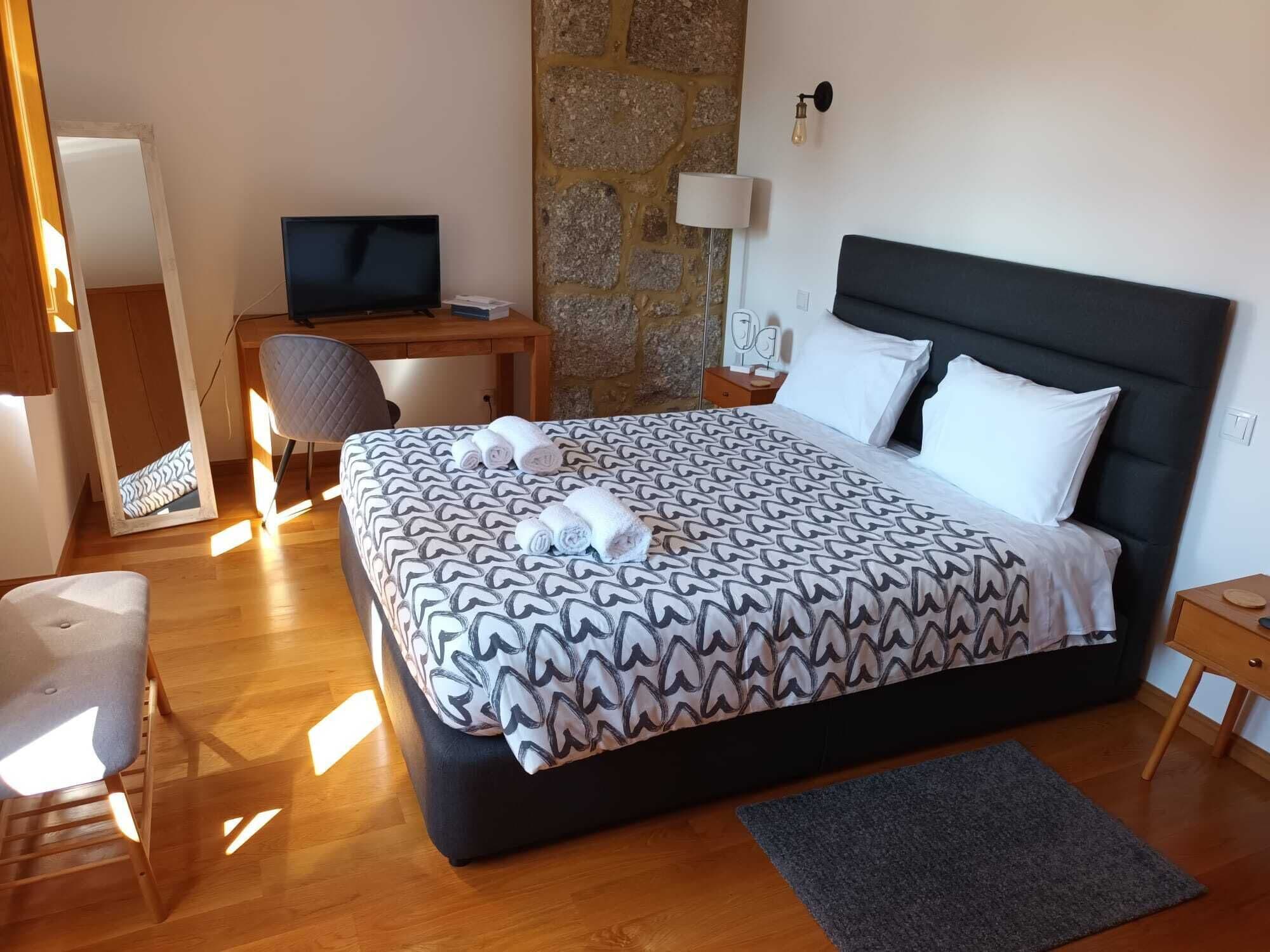 Family House, Garden View | Premium bedding, down duvets, memory-foam beds, desk